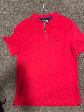 Ralph Lauren Light Pink Pinstripe Short-Sleeve Dress Shirt